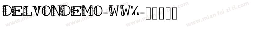 DelvonDemo-w13Wz字体转换