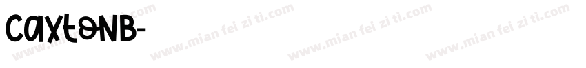 Caxtonb字体转换