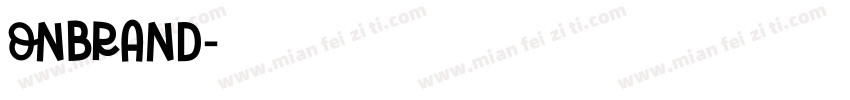 ONBRAND字体转换