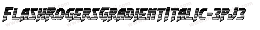 FlashRogersGradientItalic-3pJ3字体转换