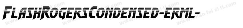 FlashRogersCondensed-erml字体转换
