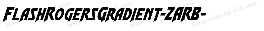 FlashRogersGradient-ZARB字体转换