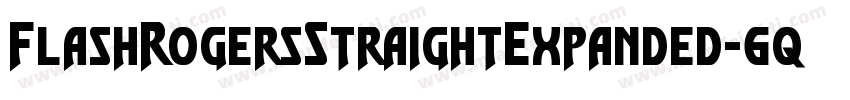 FlashRogersStraightExpanded-6qlY字体转换