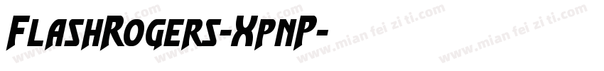 FlashRogers-XpnP字体转换