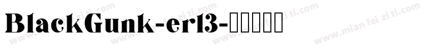 BlackGunk-er13字体转换