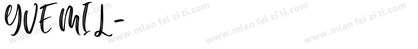 YVEMIL字体转换
