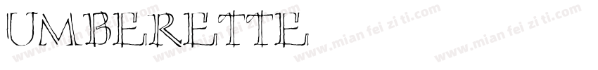 Umberette字体转换
