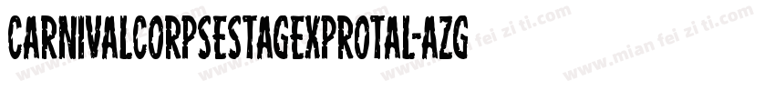 CarnivalCorpseStagExpRotal-aZg9字体转换