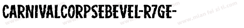 CarnivalCorpseBevel-R7ge字体转换