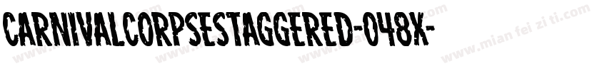 CarnivalCorpseStaggered-048X字体转换