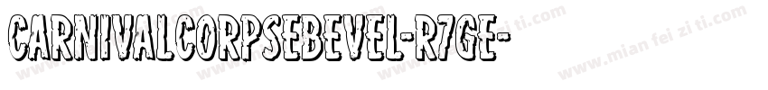 CarnivalCorpseBevel-R7ge字体转换