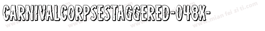CarnivalCorpseStaggered-048X字体转换