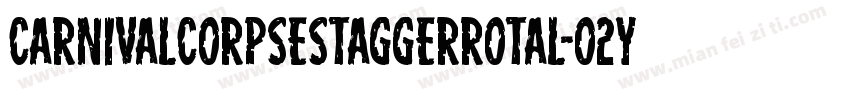 CarnivalCorpseStaggerRotal-O2y3字体转换