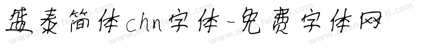 盛泰简体chn字体字体转换