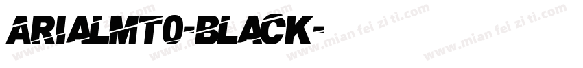 ArialMT0-black字体转换