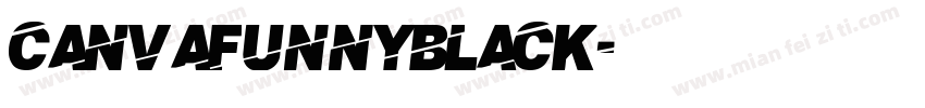 canvafunnyblack字体转换