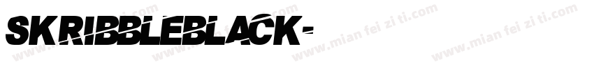 skribbleblack字体转换