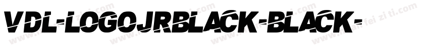 vdl-logojrblack-black字体转换