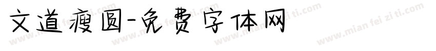 文道瘦圆字体转换