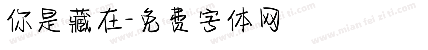 你是藏在字体转换