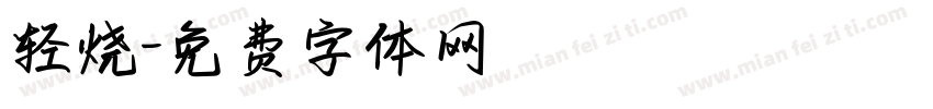 轻烧字体转换