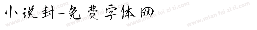 小说封字体转换
