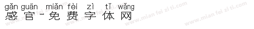 感官字体转换