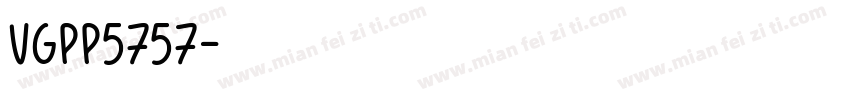 Vgpp5757字体转换