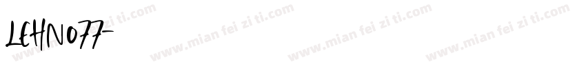 LEHN077字体转换