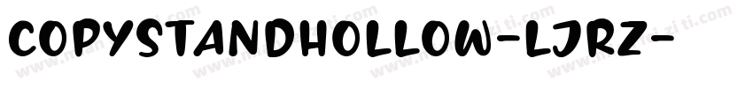 CopystandHollow-lJrZ字体转换