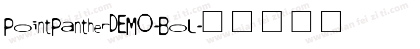 PointPantherDEMO-Bol字体转换