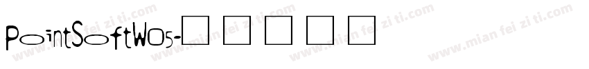 PointSoftW05字体转换