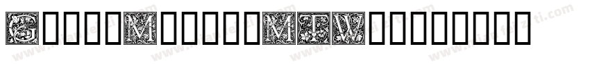 GoudyModernMTW01字体转换
