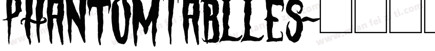 PhantomTablles字体转换