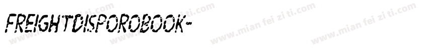 freightdisporobook字体转换