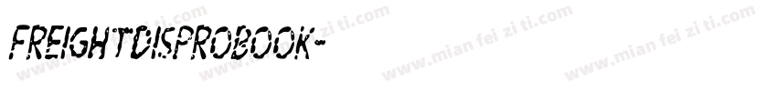 freightdisprobook字体转换