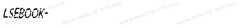 lsebook字体转换