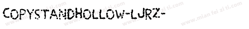 CopystandHollow-lJrZ字体转换
