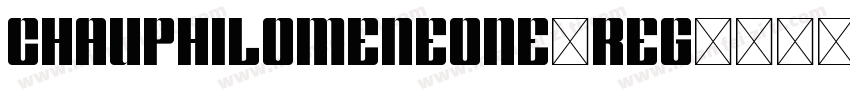 ChauPhilomeneOne-Reg字体转换