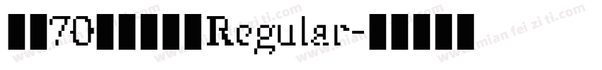 字魂70号灵悦黑体Regular字体转换