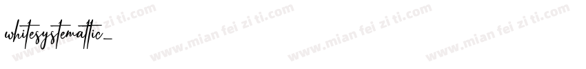 whitesystemattic字体转换
