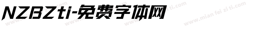 NZBZti字体转换