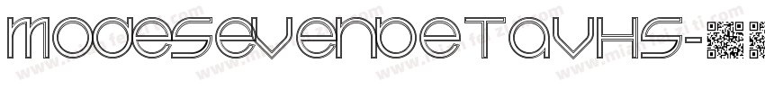 ModeSevenBETAVHS字体转换