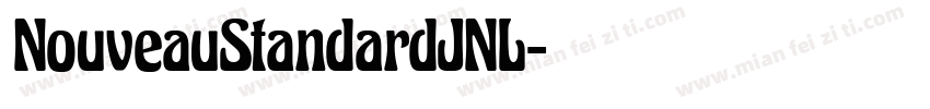 NouveauStandardJNL字体转换