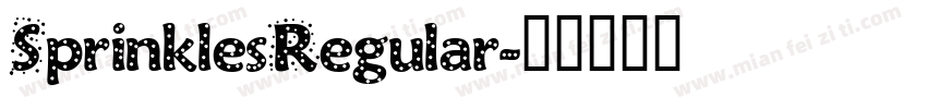 SprinklesRegular字体转换