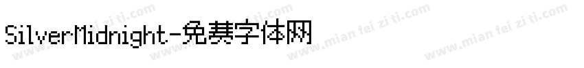 SilverMidnight字体转换