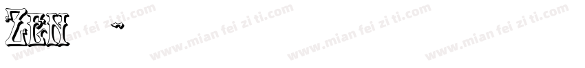 Zen圆体字体转换
