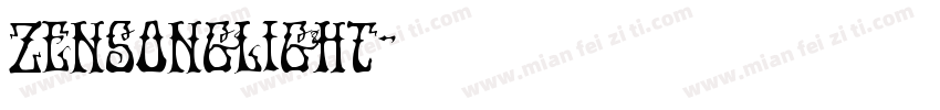 zensonglight字体转换