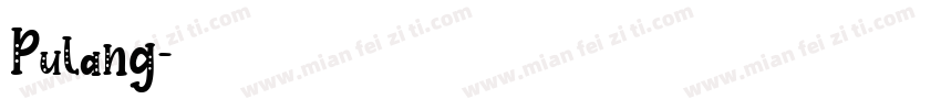 Pulang字体转换