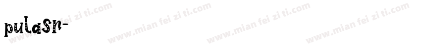 pulasr字体转换